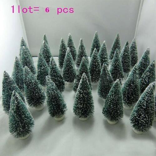 Beautiful ! 6 pcs Mini Christmas Tree Christmas Tree A Small Pine Tree Decoration on The Desktop Merry Christmas Gifts,Navidad
