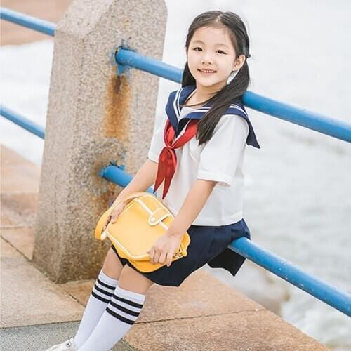 Cute Girls Clothes Kawaii Skirts School Girl Uniform Japanese School Uniform Kids Outfit Cosplay Anime School Uniform JL1342