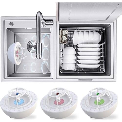 Mini Ultrasonic Dishwasher Automatic USB Electric Lazy Washing Cleaning Dishwasher Portable Fruit Vegetable Clean Kitchen Washer