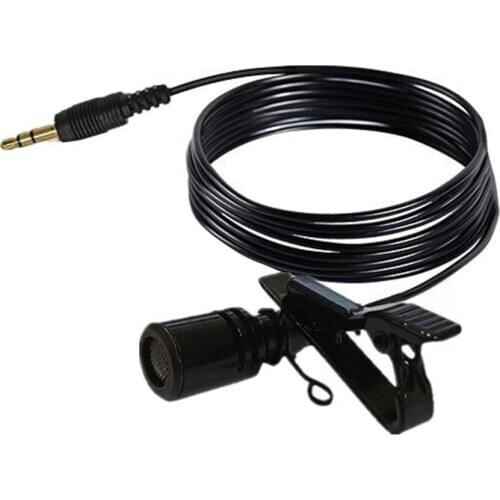 Mini Lapel Clip On Microphone Speech Teaching Sound Amplifier for Phone Laptop