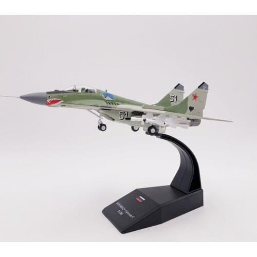 Mig 29 Model toy 1/100 Russia Fulcrum MIG-29 aircraft airplane fighter models children toys for display show collection