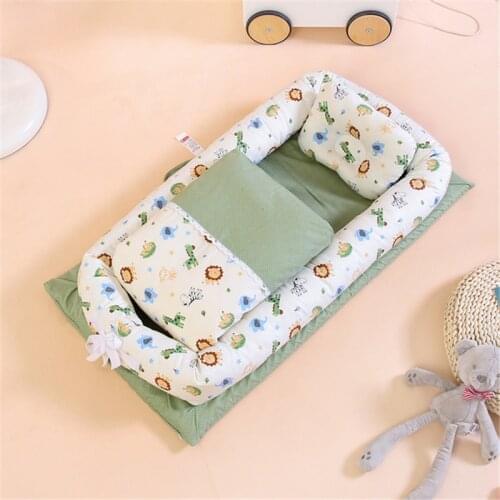 Washable Bed For Baby Care Portable Baby Crib Quilt Infant Toddler Cradle Cot For Newborn Nursery Travel Folding Baby Nest Child