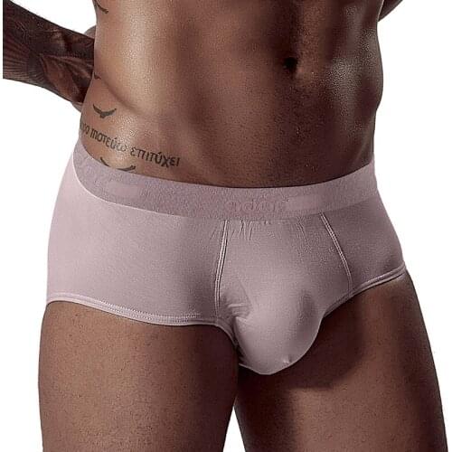 Men Underwear Modal Men Briefs Comfortable Underpants Breathable U Pouch Fashion Low Waist Sexy Bikini Soft Cool High Quality