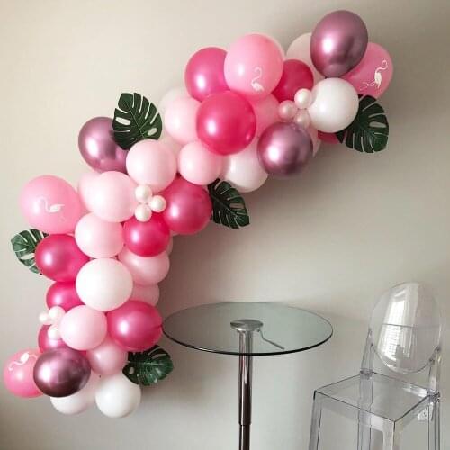 67pcs Flamingo Theme Party Balloons Garland Set Wedding Birthday Party Hawaii Event Decoration Latex Balloons Kids Toys Gifts