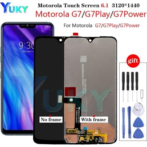 Original display for moto g7 LCD G7 Play Display Touch Screen Digiziter Assembly for moto g7 plus G7 power lcd display G7 Lcd