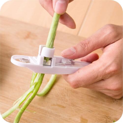 French Style Green Bean Vegetable Runner Slicer Cutter Stringer Remover Peeler Kitchen Tool Easy to use cutter to slice beans
