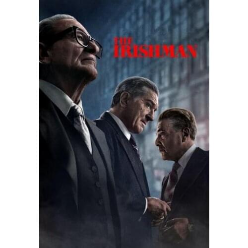 Lot style Choose The Irishman Movie Art print Silk poster Home Wall Decor