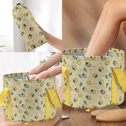 36X27CM Portable Bucket Water Storage Bag Storage Bag Waterproof Water Bag Fishing Folding Bucket