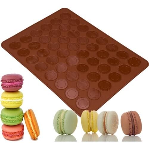 Silicone Macaron Macaroon Pastry Oven Baking Mould Sheet Mat 30-Cavity DIY Mold Baking Mat Useful tools