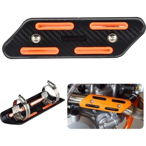 Exhaust Heat Shield Universal Motorcycle Motorbike Exhaust Pipe Heat Shield Cover Guard Protector motorbike accessories 2020