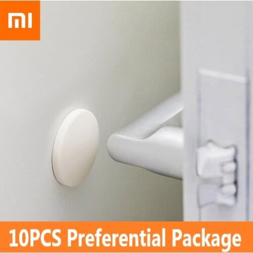 10PCS Mijia Xiaomi Silicone Pad Crash Home Anti-collision Sticky Door Back Handle Bumper Refrigerator Sucker Foot Rubber sticker