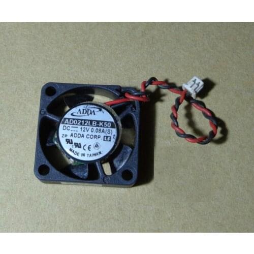ADDA AD0212LB-K50 25X25X6mm 2.5cm DC 12V 0.06A Micro drive Graphics Card 2506 Low power and low noise cooling fan