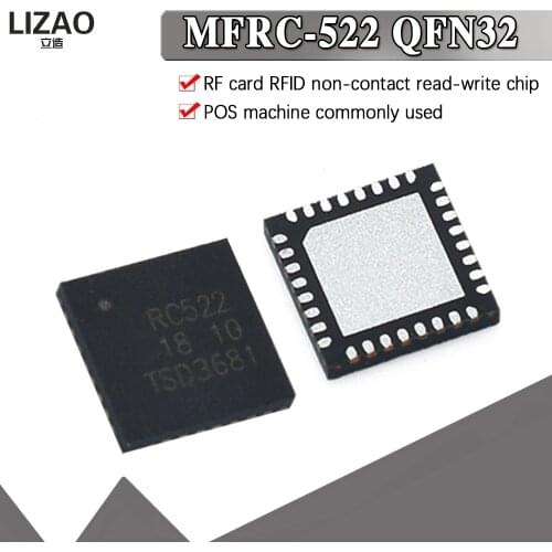 Contactless Reader IC MFRC522 RC522 MFRC52201HN1 QFN32 Chipset Made in China chip