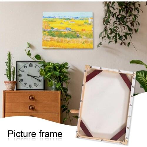 DIY Wood Frame For Stretched Canvas Paintings Ready To Hang On Wall Art Separate Frame For Posters And Prints Oil Painting