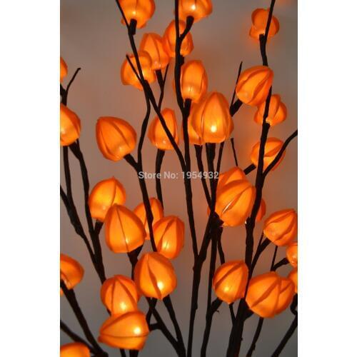Chinese Lantern Branch Lights Branch Lamp Vase Floral Lights Home Garden Desktop Party Decoration Holiday Gift Blossom Branch