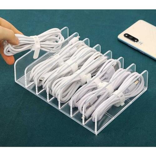 Cable Storage Box Power Strip Wire Case Charger Socket Organizer Network Line Storage Bin Charger Wire Management