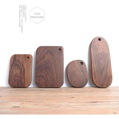 Black Walnut Shaped Breadboard Solid Wood Cutting Board Chopping Board Kitchen Utensils Beeswax Whole wooden cutting board