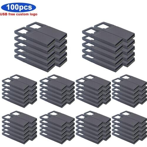 100pcs free logo metal 64GB 128gb 8gb Flash Drive 16gb 32G Pen drive waterproof u disk 2.0 usb memoria usb menory stick gift