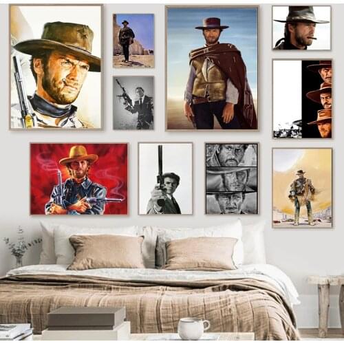 Trendy Classic Movie Posters man Figure Canvas Painting Posters And Prints Wall Art Picture Vintage Poster Home Decorative
