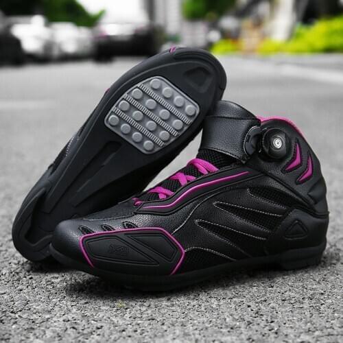 Motorcycle Mesh Boots Summer Men Motorbike Shoes Motocross Boots Motorbike Riding Racing Botas Moto Boot Ankle Shoes