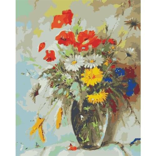 Trinity Hello Painting By Numbers Girl Drawing On Canvas Diy Coloring By Number Figure Hand Painted Paintings Art Gift Kits