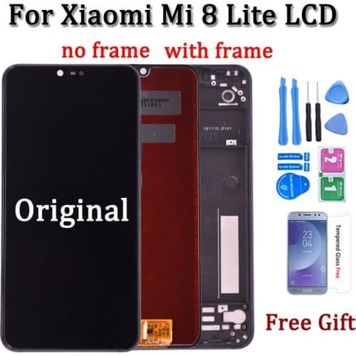 Original For Xiaomi Mi 8 Lite LCD Display Touch Screen Digitizer Panel For Xiaomi Mi 8 Youth Mi 8X Display Replacement Parts