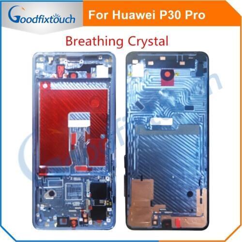 For Huawei P30 Pro LCD Screen Supporting Housing Front Bezel / Middle Frame with Power Volume Buttons For Huawei P30 Pro P30Pro