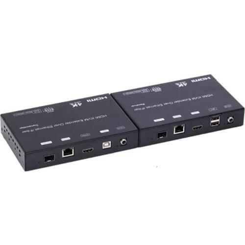 PUZHIJIE PZJ-37 120M USB HDMI KVM extender over IP hdmi Fiber 4K 60KM(Single Model)RS232 Multicast Video wall controller