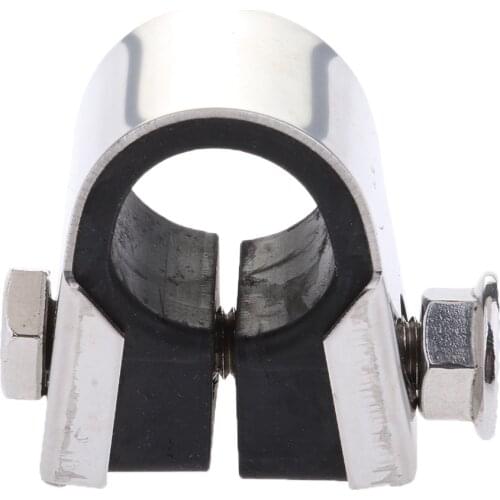 Adjustable Rubber Speedo Gauge Clamp Fits 22mm/25mm Handlebar Mount Bracket