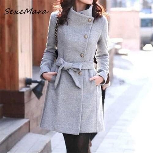 Женские приталенные пальто SexeMara China At AliExpress