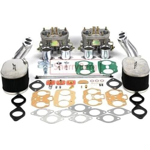 SherryBerg Carburetor Conversion Kit Weber 44mm twin 44IDF Carb Kit for VW Beetle Porsche T1 Air Cooled Up to 1800 Type 1 Tall