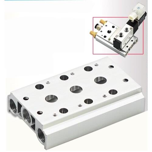 Solenoid valve 4V310-10 connected to the busbar 1F2F3F4F5F6F7F8F9F10F bit