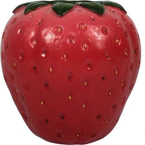 Strawberry Vase Simulation Fruit Decoration Bedroom Porch Living Room Dining Room Desktop Flower Arrangement