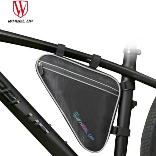 Bicycle Accessories Bike Triangle Bag Bike Front Tube Frame Phone Waterproof Bag Cycling Bike Frame Saddle Bag X209D