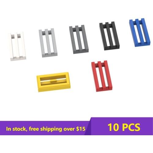 10PCS MOC Bricks 2412/30244 1x2 High-Tech Changeover Catch For Building Blocks Parts DIY Educational Parts Toys For Childre