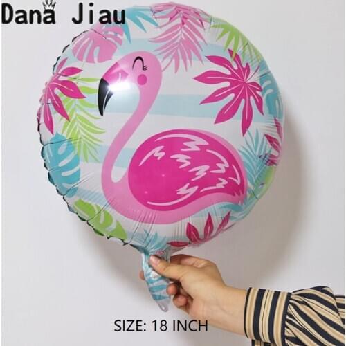 18 inch pink flamingo Foil Balloon Birthday Wedding Party decorations air inflatable balls Hot Cartoon Animal Helium kids toys