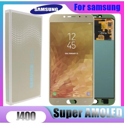 5.5" Super AMOLED LCD For Samsung Galaxy J4 J400 J400F J400G/DS SM-J400F LCD Display Touch Screen Digitizer Assembly Replacement