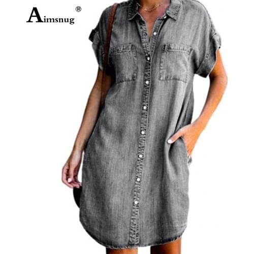 Модные джинсовые платья Aimsnug China At AliExpress