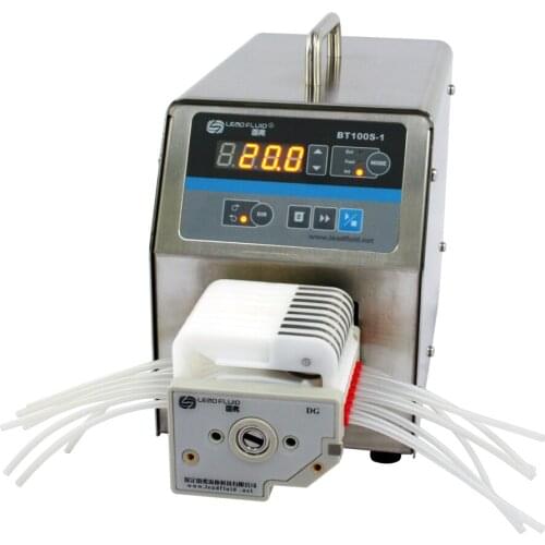 BT100S-1 DG6-8 ( 8channels) Lab Industrial Basic Variable Flow Speed Peristaltic Dosing Pump Fluid Water Pumps 0.00016-26ml/min