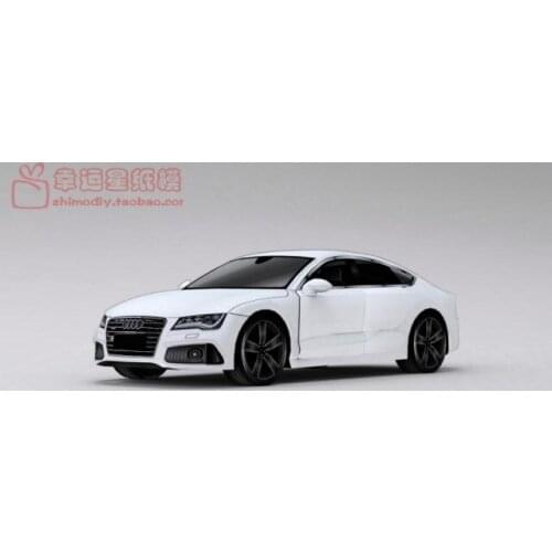 RS7 Sports Car 3D Paper Model DIY Handmade Paper Die
