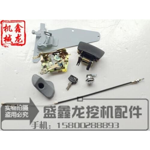 Excavator parts Hitachi ZAX120-6/200-6/300-6-3G direct injection cab door lock assembly