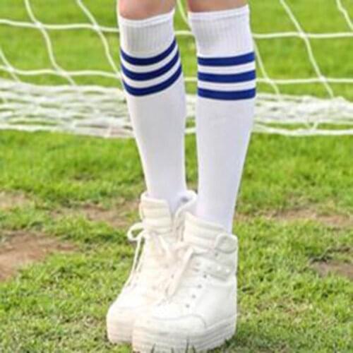 1Pair Over Knee Ankle Knee-High Women Men Socks Striped Cheerleading Socks Unisex Accessories Legging Stockings Free Shipping