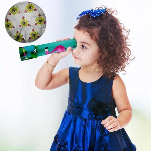 Montessori Rotating Unicorn Kaleidoscope Imagina Classic Toys Kaleidoscope Rotating Colorful World Kids Gift Color Random color