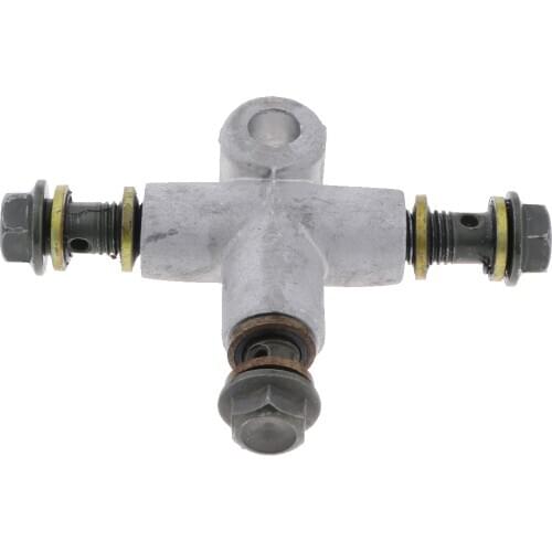 Motorcycle Brake House Line Tee Connector for / Hydraulic Hand Brake，3 WAY 10mm Tee Connector Piece Brake Clutch Pipe