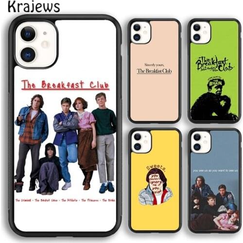 Krajews the breakfast club Soft Phone Case Cover For iPhone 5 SE 6s 7 8 plus X XR XS 11 12 pro max Samsung Galaxy S8 S9 S10
