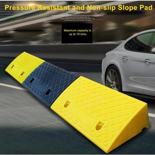 Portable Lightweight Plastic Curb Ramps Heavy Duty Plastic Kit Set for Driveway Car Truck