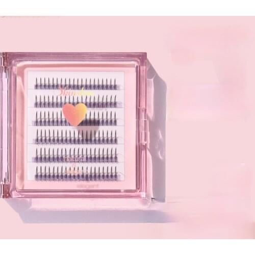 Zq False Eyelashes Womens Single Cluster 120 Clusters Mixed Fairy Hair Natural Simulation Super Soft Eyelashes Free Shipping