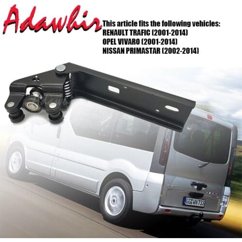GUIDE ROLLER SLIDING DOOR RIGHT FOR RENAULT TRAFIC OPEL VIVARO NISSAN PRIMASTAR 7700312372, 4409255, 7700312372E, 91165715