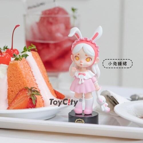 Original Laura Pajama Fashion Collection Blind Box Toys Collection Style Cute Anime Figure Gift Surprise Box Free Shipping