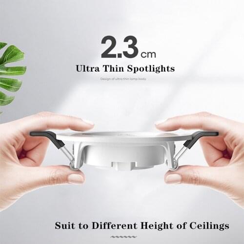 LED Ceiling Recessed Downlight 220v 110V Ceiling light Recessed Round Lamp 5W 10W 12W Bedroom Kitchen Indoor led Lighting lamp